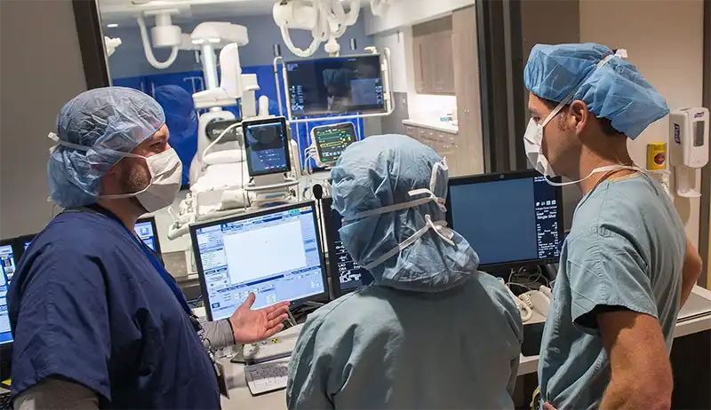 doctors preparing for surgery