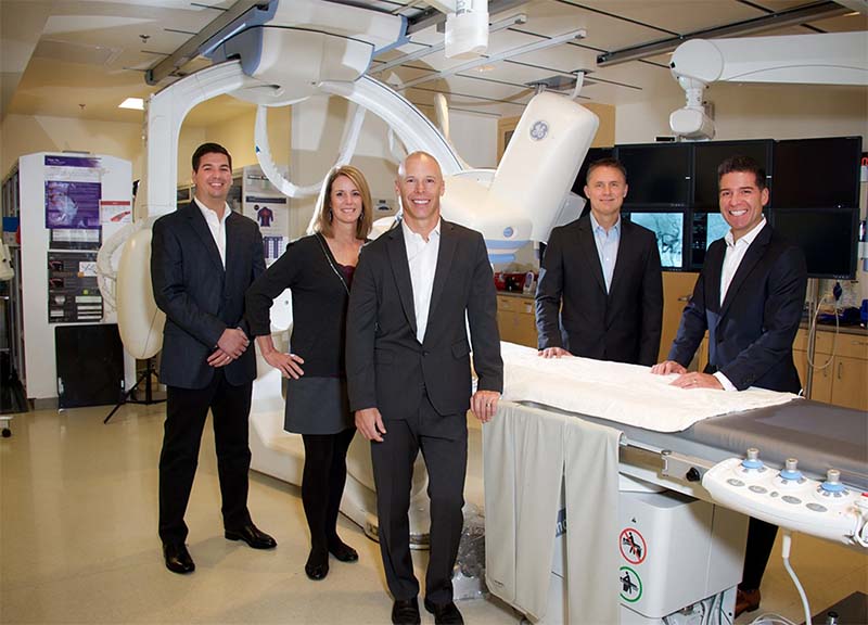 interventional radiologists in a group photo